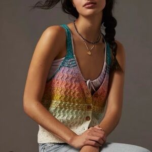 Anthropologie Pilcro Samalona Multi-Color Sweater